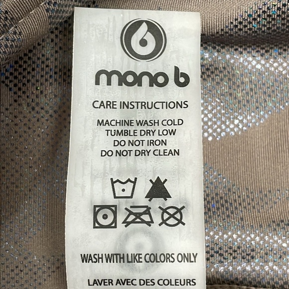NWT Mono B Camo Holographic Microdot High Waist Leggings APH3037B Size XS - Picture 12 of 16